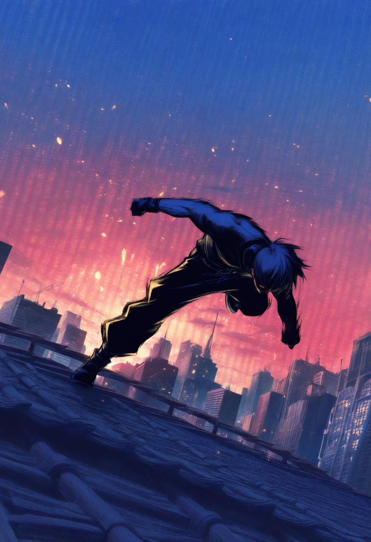 α-anime · Comic style
