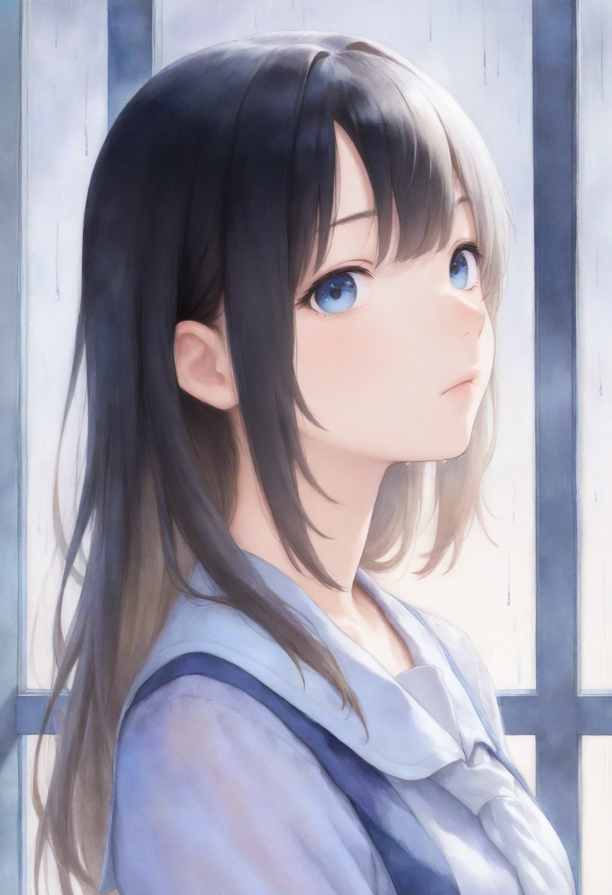 α-anime · Watercolor style
