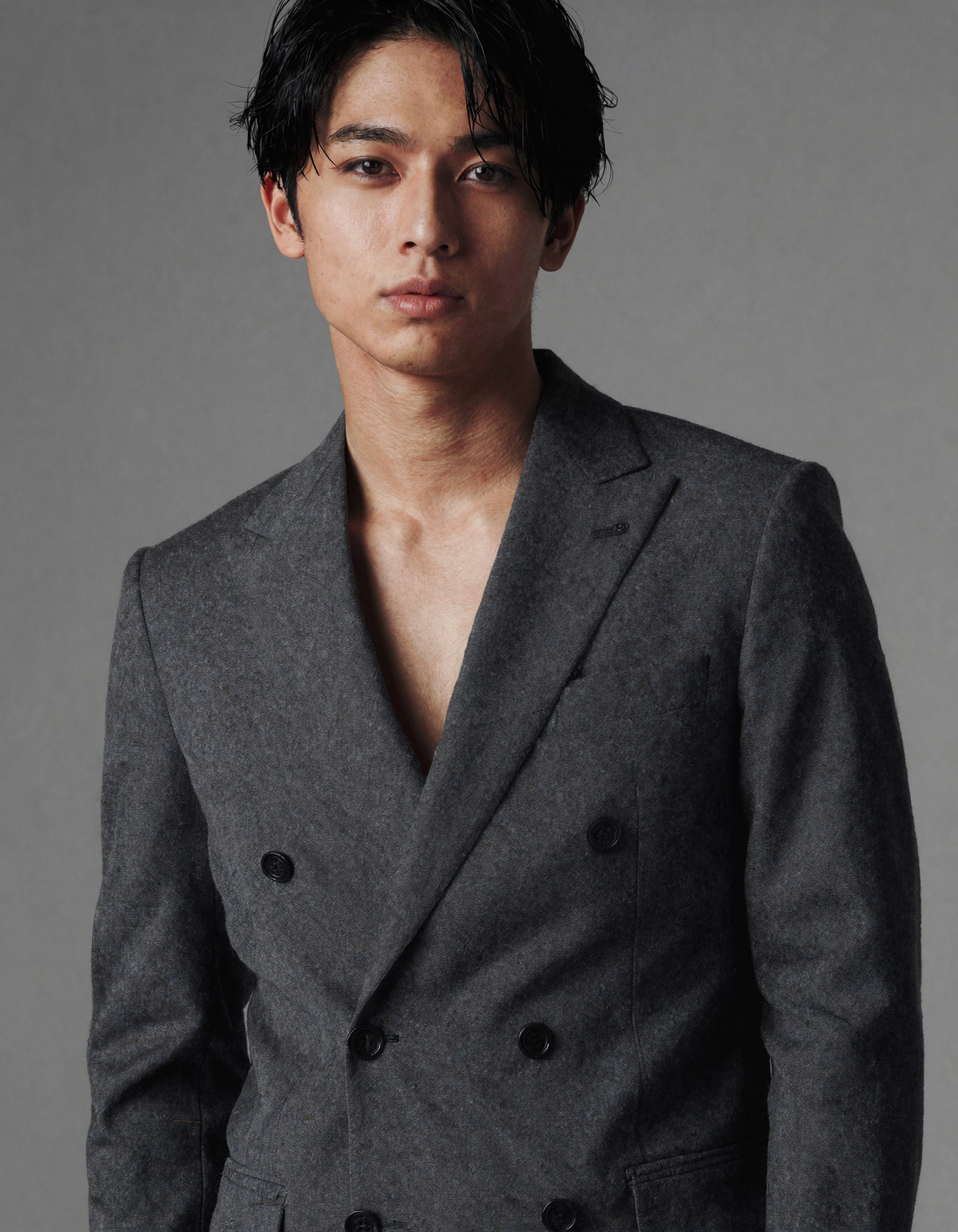 α-real · menswear editorial